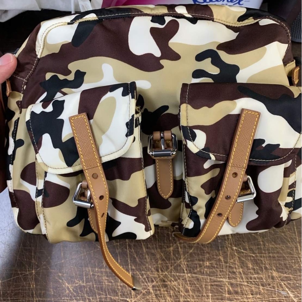Authentic Pre-Owned Prada Camouflage Pattern Body… - image 2